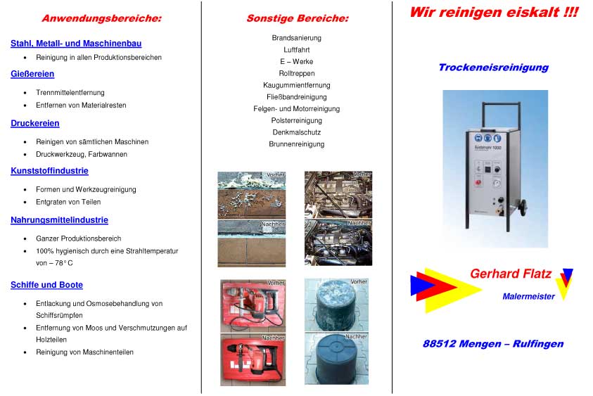 Trockeneisreinigung