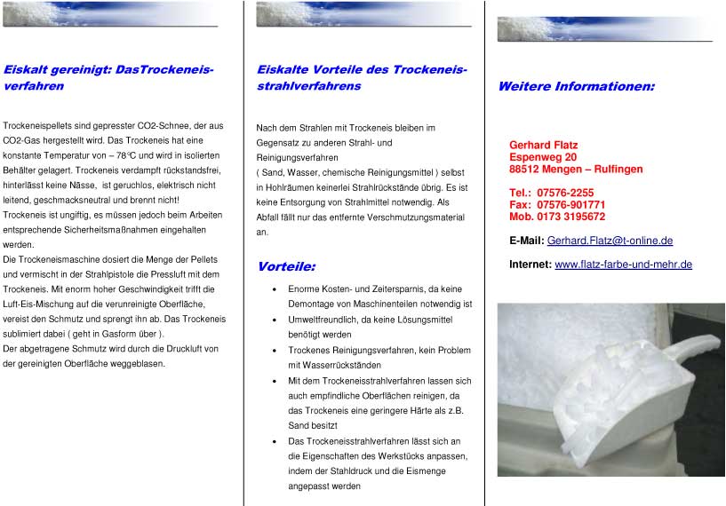 Trockeneisreinigung